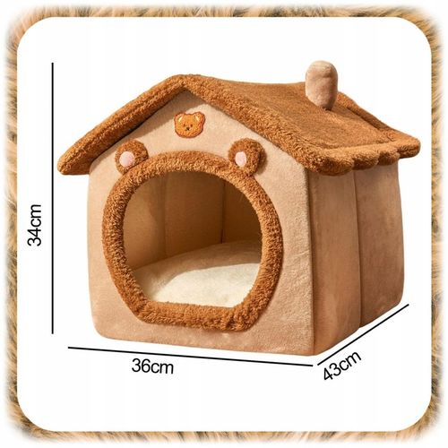 LEGOWISKO DLA KOTA PSA DOMEK BUDKA KOJEC PLUSZOWY PODUSZKA POSŁANIE BUDA na Arena.pl