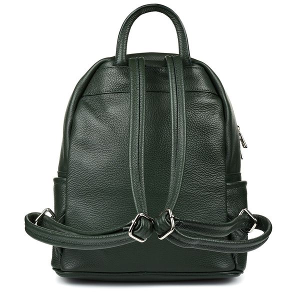 Skórzany plecak A4 duży pojemny do szkoły Włoski kremowy P16 zdjęcie 4