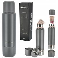 TERMOS TURYSTYCZNY PRÓŻNIOWY ZE STALI NIERDZEWNEJ DO KAWY HERBATY 1,2L