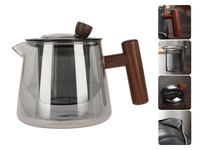 Czajnik szklany z szklanym sitkiem