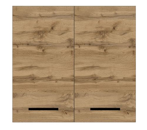 Szafka łazienkowa 70 x 60 cm / szara / dąb wotan / wisząca / do łazienki na Arena.pl