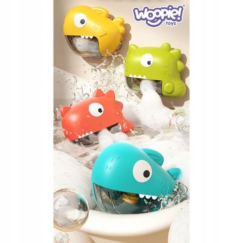 WOOPIE Zabawka do Kąpieli Dinozaur do Robienia Piany Zielony na Arena.pl