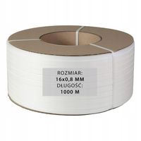 TAŚMA do Spinania Bandowania Palet PP 16mm 0,8 1000m