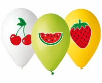 Balony lateksowe Owoce, 33 cm 5 szt.