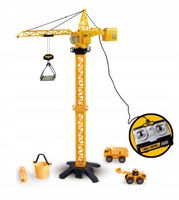 WOOPIE Dźwig Żuraw Zdalnie Sterowany 103 cm R/C Ciężarówka Koparka 4 Akc.