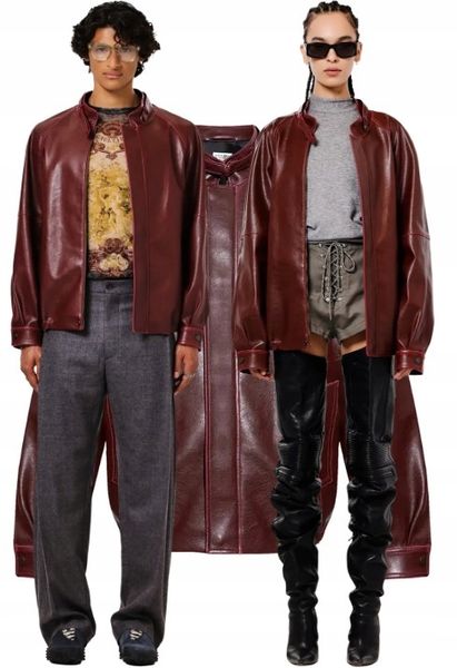 MM6 Sports Jacket Burgundy 50 zdjęcie 1