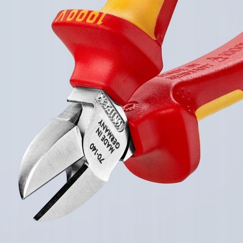 KNIPEX SZCZYPCE TNĄCE BOCZNE IZOL 140MM 70 06 140 na Arena.pl