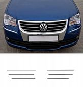 VW TOURAN 1T1 1T2 Caddy Listwy CHROM GRILL atrapa