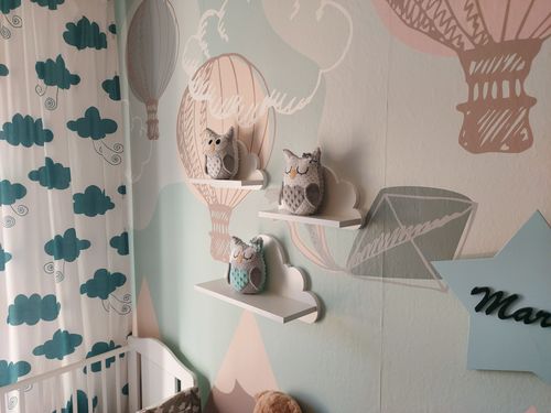 Bardzo solidna Półka Chmurka zestaw 3 szt OKAZJA na Arena.pl