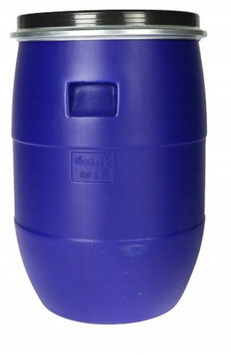 BECZKA PLASTIKOWA 60 L DO KISZENIA KAPUSTY NA WODĘ DESZCZÓWKĘ Z OBEJMĄ NOWA na Arena.pl