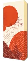 Obraz 20x50cm Ciepło Czerwieni