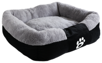 Legowisko dla psa czarne M prostokątne SOFA 50x41cm