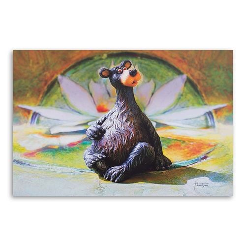 Obraz na płótnie, Brązowy miś - figurka 120x80 na Arena.pl