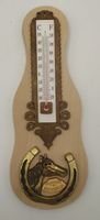 deska gitarowa podkowa + termometr  26 x 10,5 cm  nr57