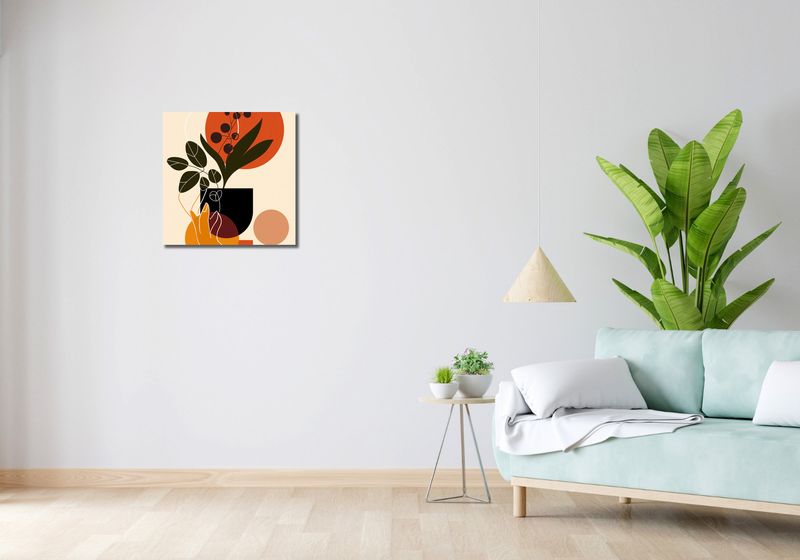 Obraz 50x50cm Dotyk Naturalności zdjęcie 2