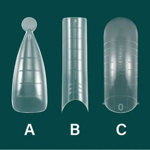 ZESTAW Formy DUAL DO AKRYLOŻELU 12 rodzajów MIGDAŁ pędzelek zaciskarka na Arena.pl