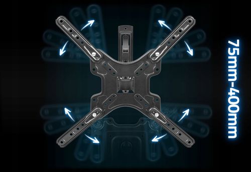 OBROTOWY UCHWYT DO TELEWIZORA ŚCIENNY Wieszak TV UNIWERSALNY 17-56 na Arena.pl