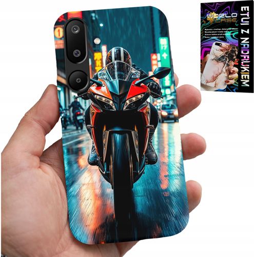 ETUI DO SAMSUNG GALAXY M16 5G - MOTOR, MOTOCYKLE JEDNOŚLAD WZORY + SZKŁO na Arena.pl