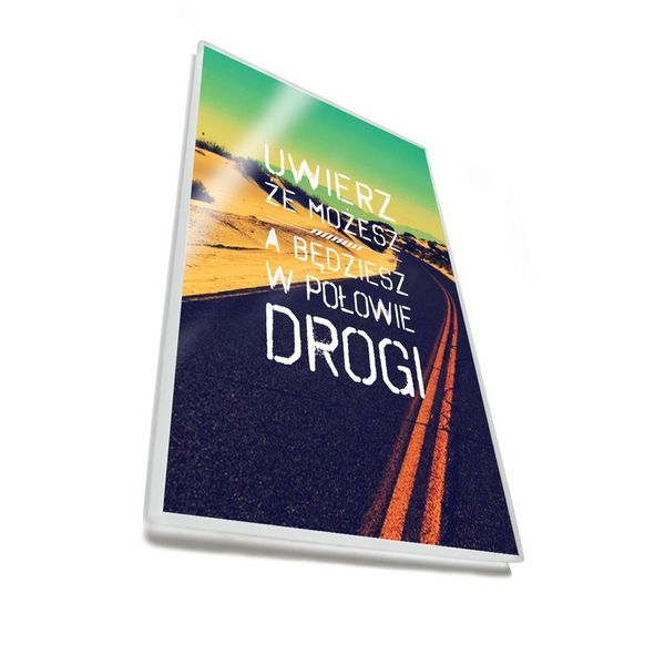 Uwierz że możesz - droga - magnes szklany zdjęcie 2