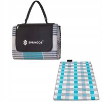 KOC PLAŻOWY PIKNIKOWY Z IZOLACJĄ POLAR 300x200cm MATA PLAŻOWA WODOODPORNA