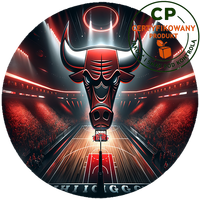 Opłatek na tort Chicago Bulls