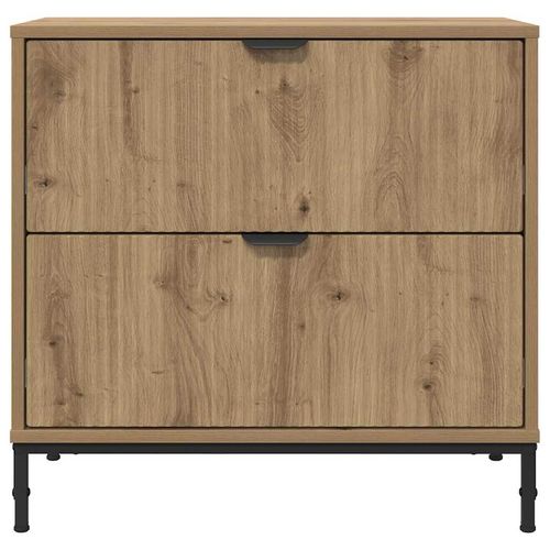 Stolik nocny z szufladą dąb artisan 63.5 x 36 x 61 cm na Arena.pl