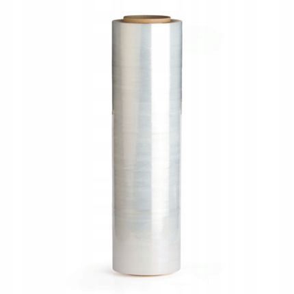 FOLIA STRETCH 3KG BEZBARWNA DUŻO FOLI CIENKA TULEJ na Arena.pl