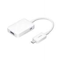 KABEL HDTV ADAPTER 1080P 60FPS MICROUSB HDMI BIAŁY