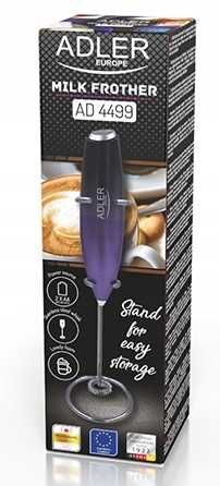 spieniacz do mleka z mieszadłem i stojakiem adler ad 4499 na Arena.pl