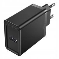 Vention Szybka Ładowarka Sieciowa USB-A Zasilacz Kostka QC 3.0 22.5W Czarna