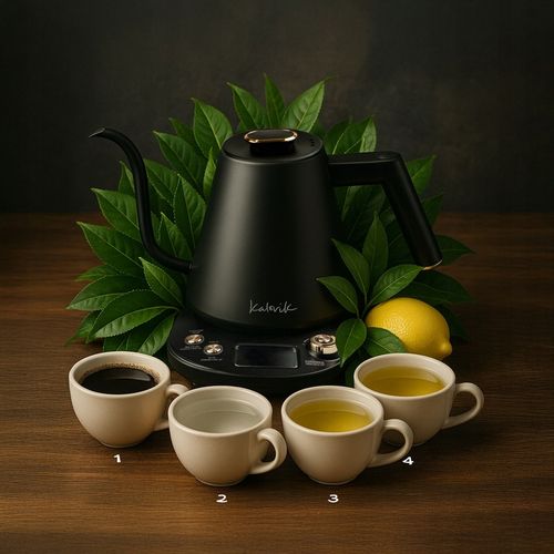 CZAJNIK ELEKTRYCZNY CYFROWY GOOSENECK Z REGULACJĄ TEMPERATURY 1100W 1L na Arena.pl