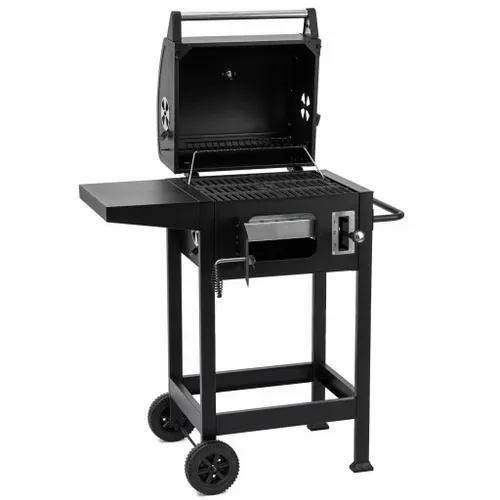 GRILL WĘGLOWY OGRODOWY SMART RUSZT ŻELIWNY WÓZEK na Arena.pl