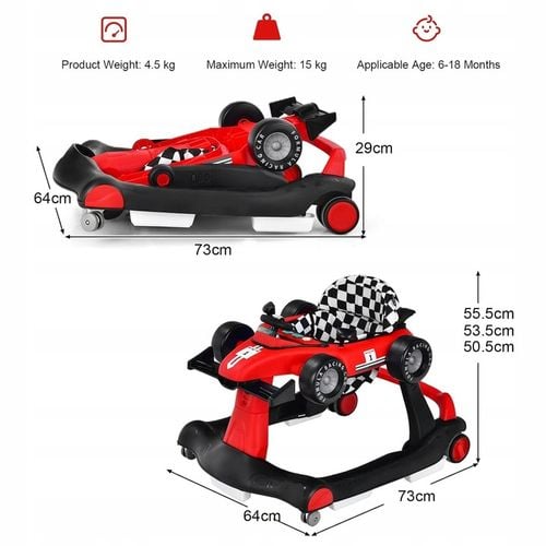 Chodzik dla dzieci 4 w 1, chodzik dla dzieci dla niemowląt od 6 miesięcy na Arena.pl