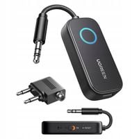UGREEN Nadajnik Odbiornik Bluetooth BT 5.3 Mini Jack 3.5mm 300mAh +