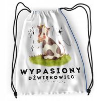 Plecak Sportowy Szkolny Dla Dźwiękowca Worek Z Nadrukiem Ze Zdjęciem