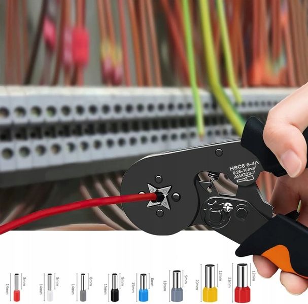 ZACISKARKA DO TULEJEK PRASKA KONEKTORÓW KOŃCÓWEK KABLI 1200 TULEJEK zdjęcie 9