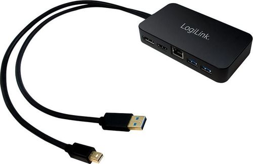 LogiLink Adapter miniDP do HDMI/ DP/LAN/USB3.0 na Arena.pl
