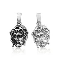 SREBRNY MEDALIK GŁOWA JEZUSA PRÓBA SREBRA 925