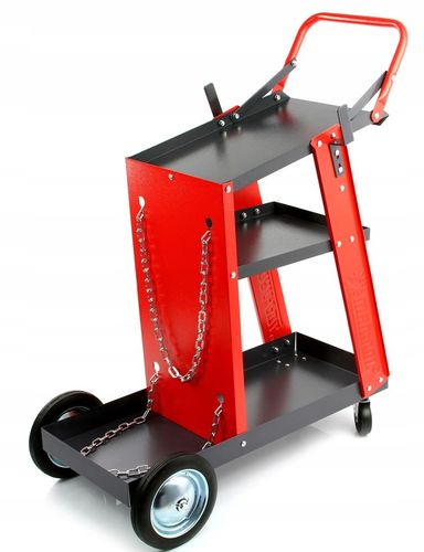 WÓZEK SPAWALNICZY DO SPAWAREK z półką na butle na Arena.pl