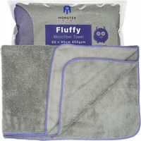 Monster Shine Fluffy Chłonny Ręcznik Do Osuszania Lakieru 450 gsm 60x90 cm