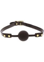 studded mouth gag black