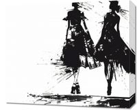 Obraz 60x50cm Atramentowy Przerys