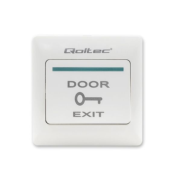 Qoltec Przycisk wyjścia biały zdjęcie 6