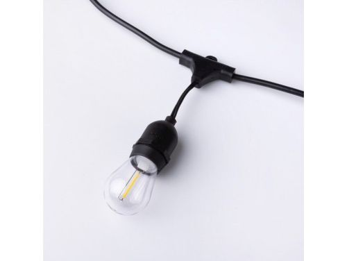 Girlanda łańcuch świetlny 15x led e27 lampki oświetlenie do ogrodu na Arena.pl