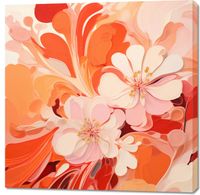 Obraz 100x100cm Taniec Kwiatów