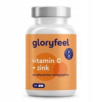 WITAMINA C + CYNK 180 kapsułek - Wysoka dawka 500 mg witaminy C + 10 mg