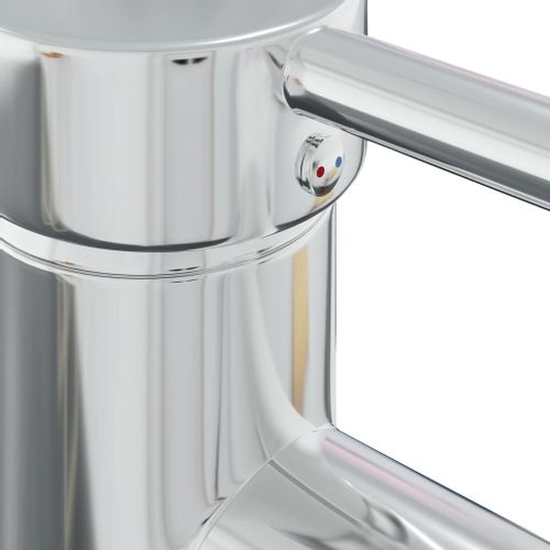 Umywalka wpuszczana z baterią, 42x39x18 cm, ceramiczna, biała na Arena.pl