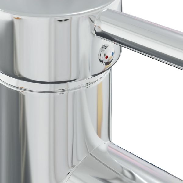 Umywalka wpuszczana z baterią, 42x39x18 cm, ceramiczna, biała zdjęcie 6