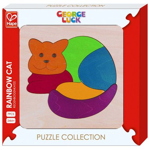 HAPE Puzzle Tęczowy Kot na Arena.pl