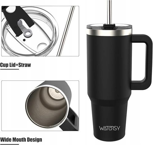 WATERSY Kubek do kawy na wynos, kubek termiczny 1,182L na Arena.pl